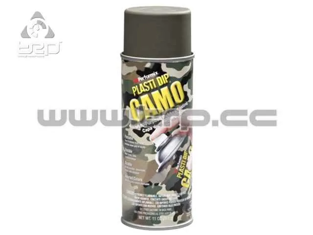 Spray protecteur Plastidip, couleur caoutchouc camouflage vert